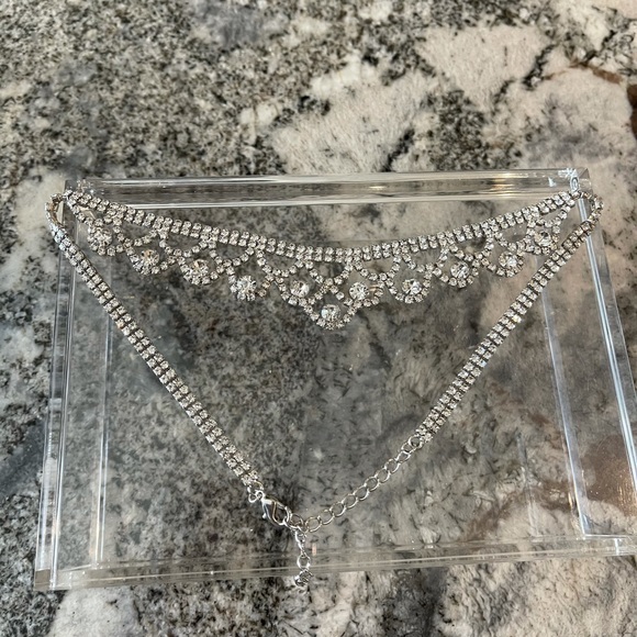 ♥️♥️SOLD♥️♥️ STUNNING Chrystal ADJUSTABLE necklace beautiful - Picture 5 of 7